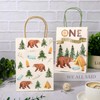 JarThenaAMCS 24Pcs One Happy Camper Paper Gift Bags Camping First