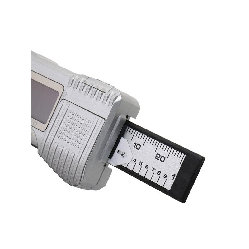 KUNZER 7DP01 Digitaler Profiltiefenmesser - großes LCD-Display - umschaltbar mm/inch