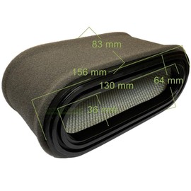 Air Filter Compatible with AL-KO ALKO PRO 450/180100064-0001 180120127-0001 180130187-0001