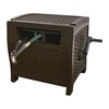 Suncast 175 ft. Wicker Style Resin Hose Hideaway with Hose