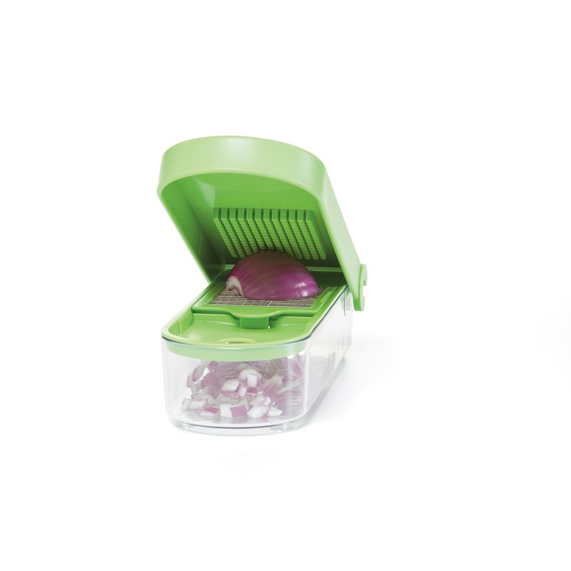PrepWorks 3-Blade Dice & Slice Chopper – Multi-Function Vegetable and