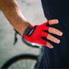 PRIME SPORTS Leather Padded Mesh Fingerless Weight Lifting Exercise Gym