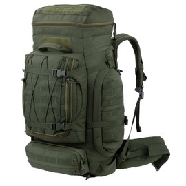XMILPAX Large Internal Frame Backpack Tactical MOLLE Pack for Camping Backpacking Hunting Bushcraft Adventure 70L…