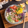 Sumerflos 304 (18/8) Stainless Steel Dinner Plates, 10" Round Salad