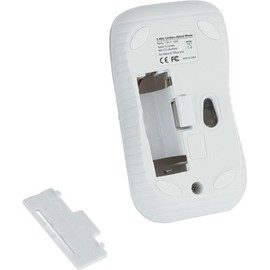 Verbatim Wireless Notebook Optical Mouse, Commuter Series – Matte White