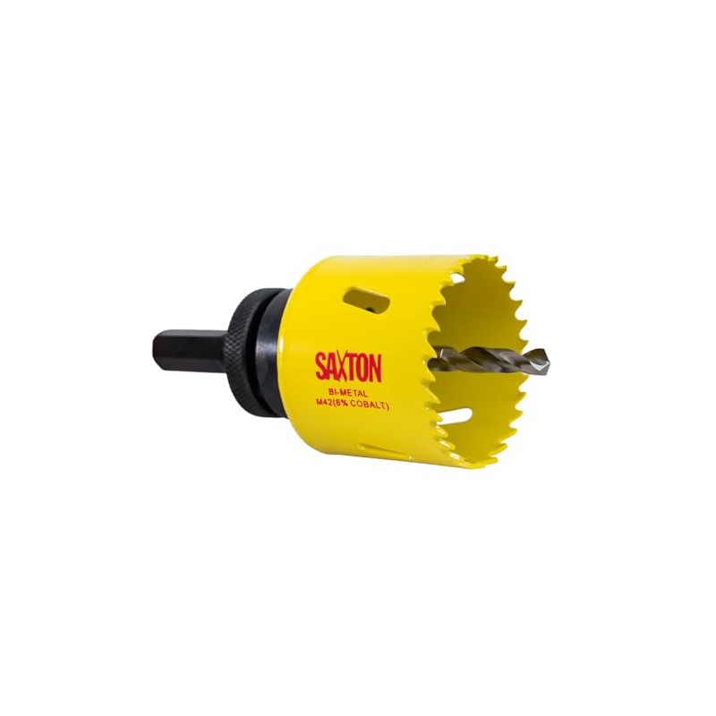 Saxton HSS Hole Saw Cutter M42 Bi-Metal 8% Cobalt Heavy