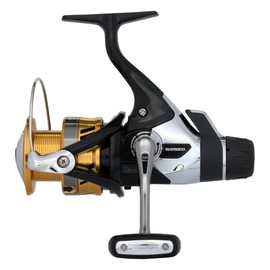 Shimano Sahara 3000S R, Spinning Angelrolle mit Heckbremse und flacher Spule, SH3000SR