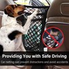 3 Layers Car Mesh Organizer, Four-Side Elasticity Auto Seat Back