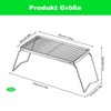 Folding Cooking Grate, 30 x 16 cm, Camping Grill Grate,