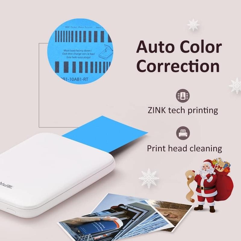 HPRT Photo Paper for Mini Printer, 2x3 Inch Sticky-Backed, Shareable