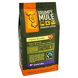 Grumpy Mule Fairtrade Organic Sumatra Coffee (227g) - Pack of 6