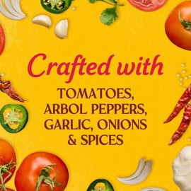 Cholula Salsa, Original Hot, Spicy Salsa For Tacos, Enchiladas, Queso, Fajitas, Burritos, Nachos and More, 12 oz