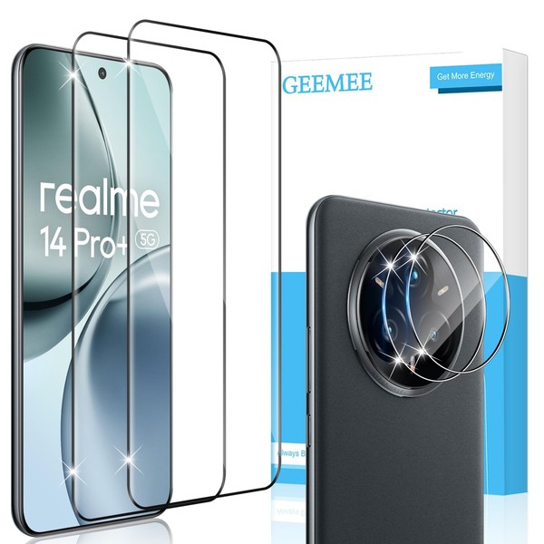 GEEMEE For Realme 14 Pro Plus/Realme 14 Pro+ for Tempered