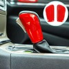 SQQP Carbon Fiber Gear Shift Knob Cover Stick Shifter Cap Cover for Jeep Grand Cherokee 2017-2021 (Carbon Fiber)