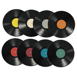LIFKOME 8pcs Vinyl Record Decoration Vintage Decor Adornos Para Decor for Home Record Disc Wall Decor Vintage Decor Records Vinyl Records Decor Pvc Colorful Room Decorations Rural CD