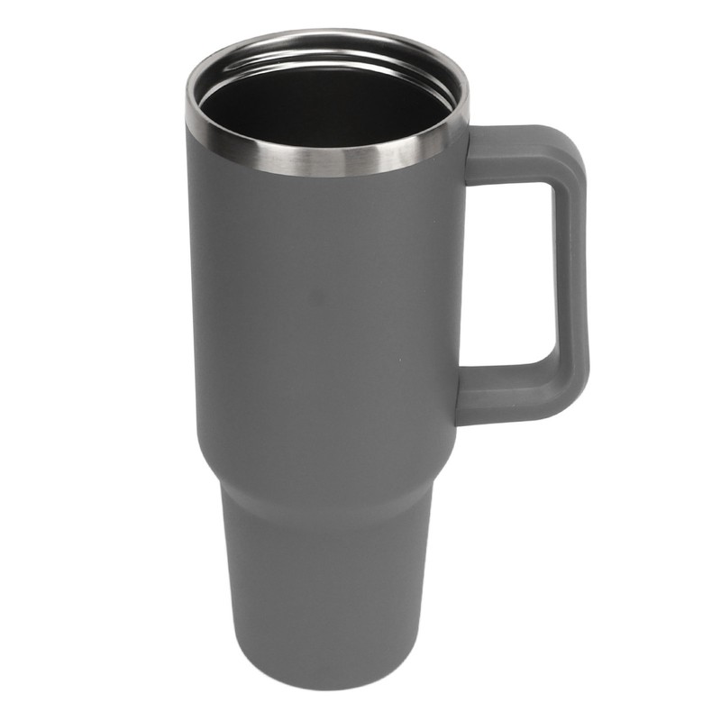 40oz Stainless Steel Vacuum Insulation Water Mug with Handle Straw