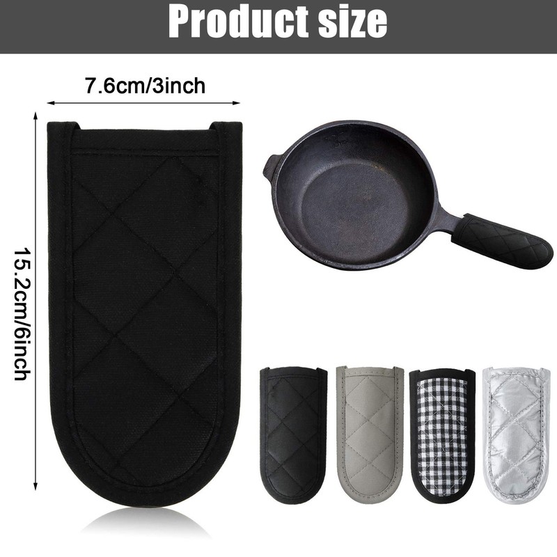 Patelai 24 Pcs 4 Pcs Pan Handle Sleeve Covers Cast