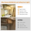 RVZONE RV Lights Interior, 5 Inch RV LED Ceiling Puck