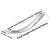 SYZOW Cabinet Arch Pull - Chrome Furniture Handle, 6 Pack