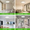 2Pack 15.8Inch LED Flush Mount Ceiling Light Fixture,32W 3200LM, Dimmable