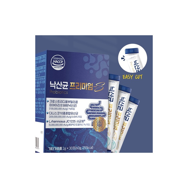Butyrate Premium S 2g 30 Packets / 낙산균 프리미엄S 2g