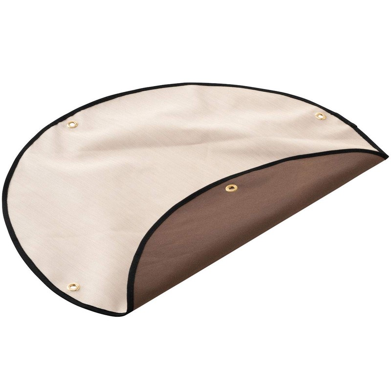 LOGOS 81064037 Stove Table, Fireproof Insulation Sheet, Beige, Approx. Diameter