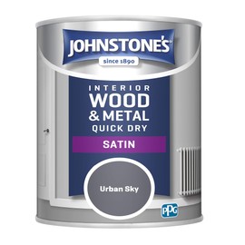 Johnstone's Johnstone's 307076 One Coat Satin Urban Sky, 750 ml