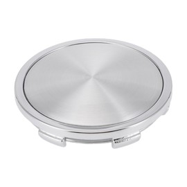 HOPESPANNER Universal Wheel Center Caps Hub Caps Rim Center Caps Plastic 1 Pc for Ford for Chevy with Silver Tone Sticker OD: 65mm/2.56" Silver Tone