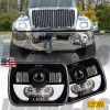 Unbranded 2PC 7x6 5x7 LED Headlight Hi/Lo for International IHC