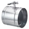 PATIKIL 8" HVAC Duct Manual Volume Damper, Metal Adjustment Airflow
