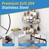 VINIUSIKI Corner Shower Caddy Shelves Rustproof SUS304 Stainless Steel Bathroom