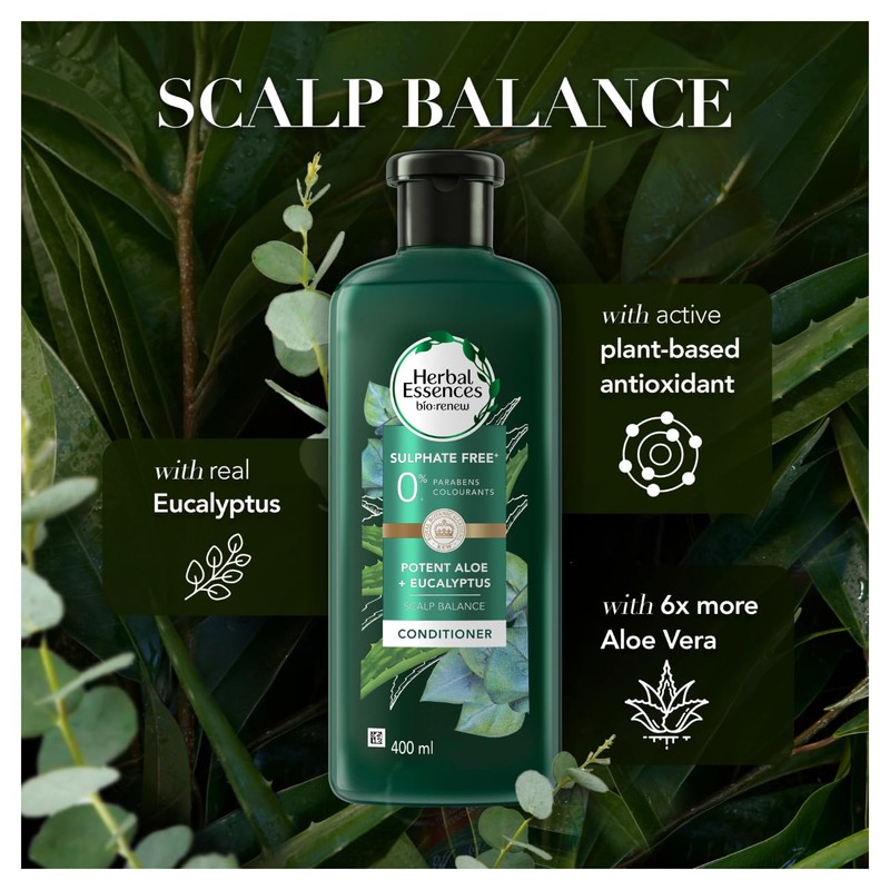Herbal Essences Potent Aloe & Eucalyptus 600ml Conditioner