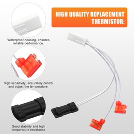 618548 RV Refrigerator Thermistor Replacement Thermistor Assembly for Norcold RV Refrigerator Fits for N610, N611, N621, N622, N641, N642, N811, N821, N841, 962, 963, 2117 Replaces 621742 629409