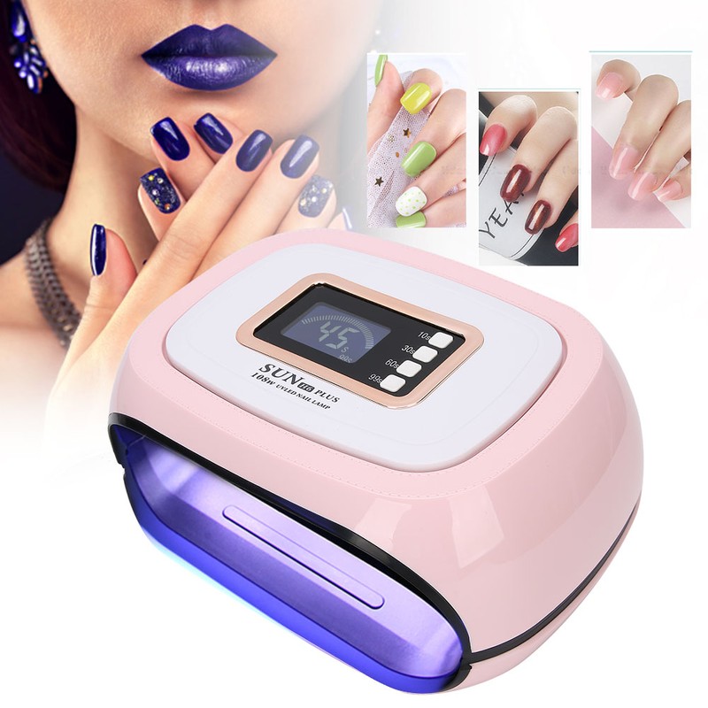 108W Intelligent Timing UV Gel Lamp Nail Curing Machine Nail