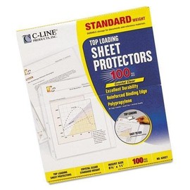 CLI62027 - C-Line Polypropylene Top Loading Sheet Protector by C-Line