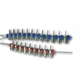 NewPrMScrews Pr-Mch Fastener Screw Bolt Nut Thread Measure Gauge Size Checker - Mini Inch & Metric Set Kit #DR-D6416D