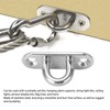 4Pcs Staple Ring Hook Stainless Steel Rugged 800LB High Strength