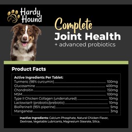Hardy Hound Complete Joint Health + Advanced probiotics