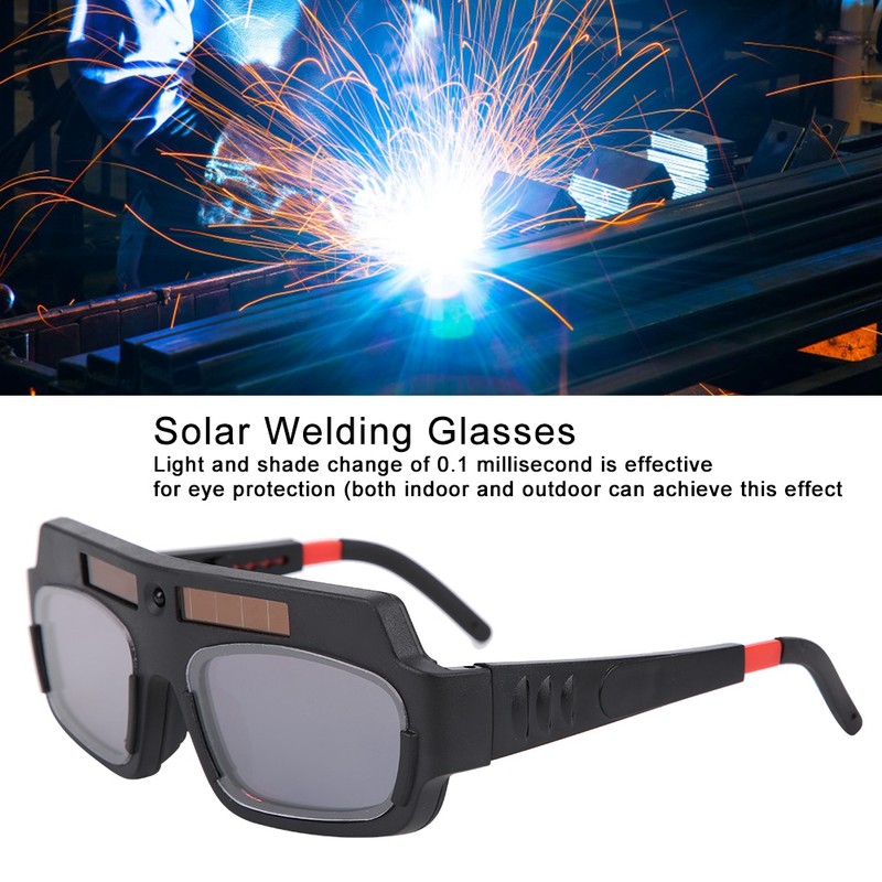 Solar Auto Darkening Protective Welding Glasses Argon Arc Welding Goggle