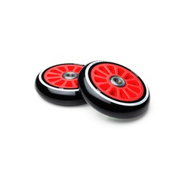 TBF Stunt Scooter Wheels - ABEC 9 Bearings Red (Pair)