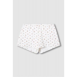 JAJU [JAJU] Women's Cotton Pointelle Sleep Bottoms_Light Brown