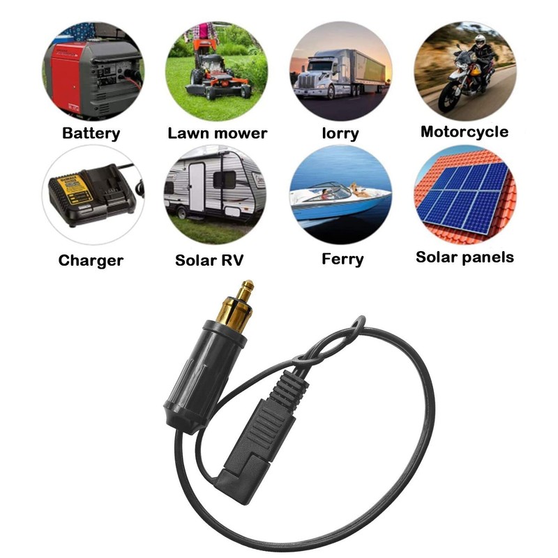 OUYFBO SAE Plug Connector to DIN Plug,SAE Extension Cable Adapter,DIN