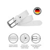 Cartvelli Premium Men's Carbon Leather Belt - Made in Germany