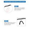 Replacement Nosepieces Nose Pads for Oakley M Frame Series Sunglass