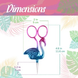 JubileeYarn Flamingo Embroidery Scissors - Nightshade - 1 Scissor