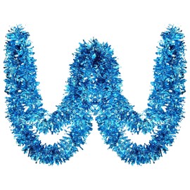 33ft Christmas Garlands Cheerleading Garlands School Garlands Decoration Chunky Tinsel for Christmas Tree Decorations Artificial Garland Holiday Outdoor Indoor Wedding Party Supplies
