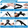 Retaining Straps, Set of 8 Fastening Straps and Clips, Accessories