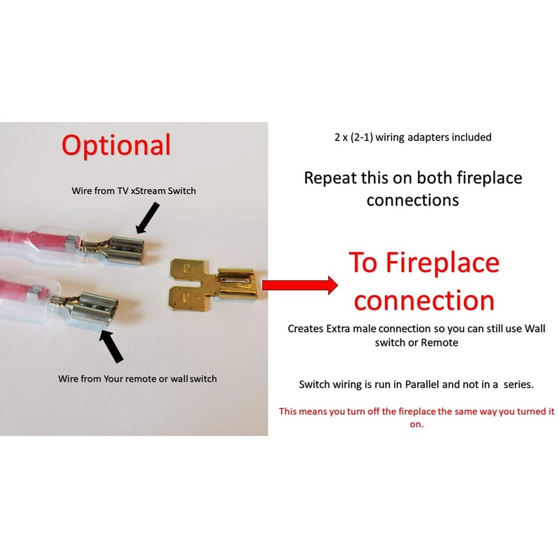 Fireplace Remote Control WiFi Smart Switch ON/Off to Voice Activated