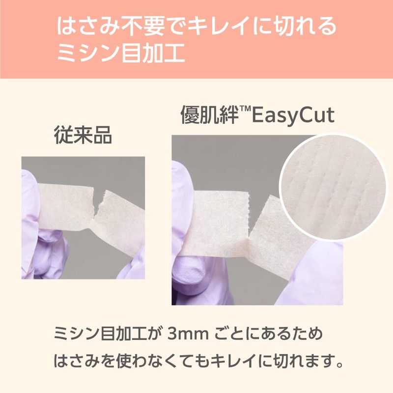 Nitoms 3291K Yu-Skin Bond EasyCut Individually Packaged, Non-Woven Fabric, Skin-Friendly,