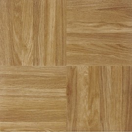 Fingers Medium Oak Vinyl Floor Tiles Self Stick Peek Flooring 12'' x 12'' 1-Pack (20 Pieces)